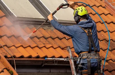 Démoussage et hydrofuge de toiture à Bélâbre